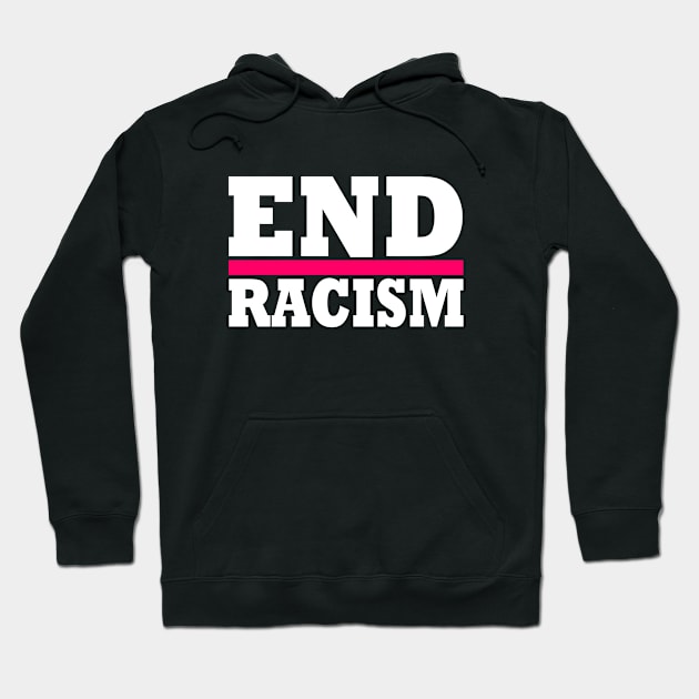 End Racism Hoodie by Milaino